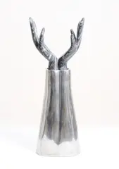 Nicole Allen, Reaching Up, 2011, cast aluminium and marble, A/P + ed. of 5
