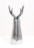 Nicole Allen, Reaching Up, 2011, cast aluminium and marble, A/P + ed. of 5