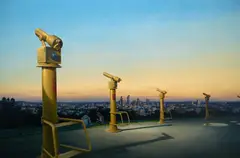 Peter Smets, View Point, oil on canvas