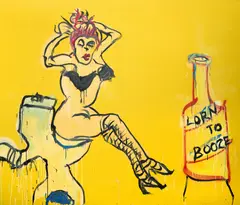 Adam Cullen, Toilet Training, 2003, synthetic polymer paint on canvas
