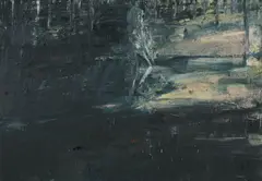 Euan MacLeod, Bathurst (Light Right Corner), 1992, oil on canvas