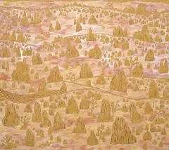 Marina Strocchi, The Pinnacles, 2004, synthetic polymer paint on linen