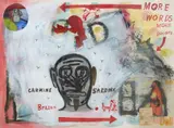 Gareth Laurence Sansom, Carmine Sardine, 2004, mixed media and collage on paper