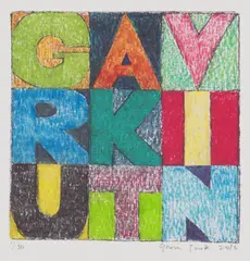 RKI by Gavin Turk, 2016, archival inkjet print 11/50, sold Mar 2021