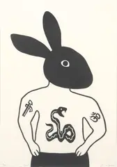Rona Green, Rom, 2004, linocut 14/25