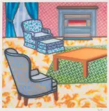 Howard Arkley, Rite Room, 1998, digital giclee print 23/499