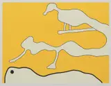 Brent Harris, On Becoming (Yellow) (No. 1), 1998, screenprint 25/35 (Mogg's Creek edition)