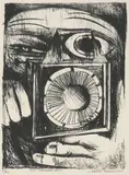 Charles Blackman, The Camera Man, lithograph 20/40