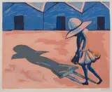 Charles Blackman, The Shadow, screenprint 69/75