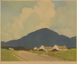 Paul Henry, In Connemara, lithograph