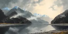 Tim Wilson, Manapouri, 2004, oil on Belgian linen