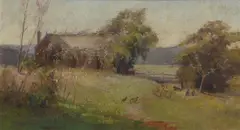 Sophie Steffanoni, Country Cottage, 1898, oil on canvas