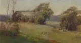 Sophie Steffanoni, Country Cottage, 1898, oil on canvas