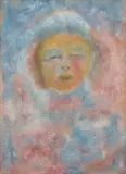 Mirka Mora, Untitled Figure, 1967, pastel on paper