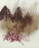 Burke and Camel by Sidney Nolan, c.1964, mixed media on paper, sold Mar 2021
