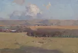 William Dunn Knox, Australian Landscape, oil on canvas