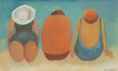 Dorothy Braund, The Bathers, 1991, watercolour and gouache on paper
