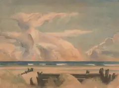 Rick Amor, Study for Western Sky, 2006, watercolour on paper