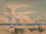 Rick Amor, Study for Western Sky, 2006, watercolour on paper