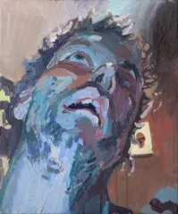 Ben Quilty, Smashed II (Self Portrait), 2009, oil on canvas