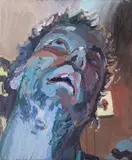 Ben Quilty, Smashed II (Self Portrait), 2009, oil on canvas