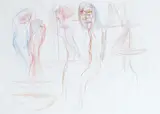 Ken Whisson, All Sorts of Sweetness, 2012, wax crayons on paper