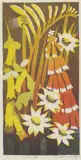 Florence Higgs, Australian Wildflowers, c.1954, linocut 10/25