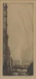 Jessie Traill, View from Old Temple Court, 1923, etching 18/30