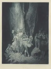 Norman Lindsay, The Precipice, 1938, etching 3/20