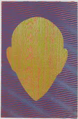 Zappo Head by Howard Arkley, screenprint (unique), sold Nov 2020