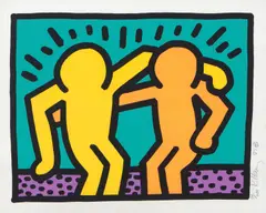 Keith Haring, Pop Shop I, 1987, colour screenprint 54/200