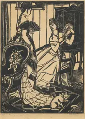 Thea Proctor, 1875, c.1932, woodcut no.1