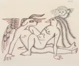 Mirka Mora, Untitled, 1977, ink on paper