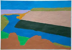 John Bates, Untitled, 2018, acrylic on paper