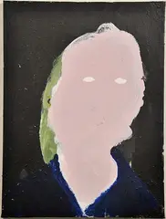 James by Richard Lewer And Eden Menta, 2016, acrylic on canvas, sold Jun 2020