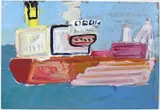 Steven Perrette, Maritime Boat, 2017, fine liner, ink and marker on paper
