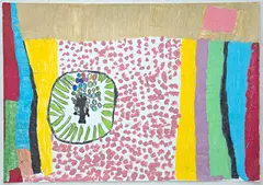 Fiona Longhurst, Untitled (Garden), 2019, pencil, liner, marker, pen pastel on paper