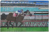 Adrian Salvatore, Winx, 2019, colour and greylead pencil on paper