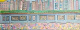 James MacSporran, City Train, 2019, acrylic on canvas