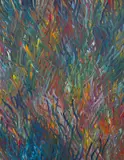 Barbara Weir, Grass Seeds Dreaming, 2007, synthetic polymer paint on canvas