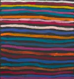 Minnie Pwerle, Body Paint, 2005, synthetic polymer paint on canvas
