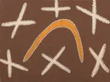 Mabel Juli Nyawurru, Karngin Ngarrangkarni, natural earth pigments and ochre on canvas