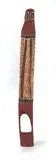 Nyapanyapa Yunupingu, Mokuy, 2008, incised Beech Hibiscus with natural earth pigments