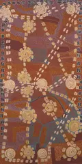Pamapardu Jukurrpa (Flying Ant) by Paddy Nelson Tjupurrula, 1989, synthetic polymer paint on canvas, sold Feb 2021