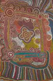 Mary And Lady Nungarrayi, Ngalaji Jukurrpa (Bush Potato Dreaming), 1986, synthetic polymer paint on canvas