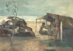 Humpy by Sali Herman, 1961, oil on canvas, sold Sep 2020