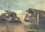 Sali Herman, Humpy, 1961, oil on canvas