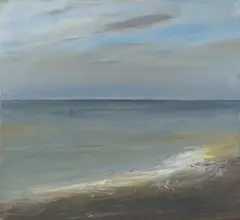Arthur Boyd, Evening Shoreline, c.1968, oil on canvas