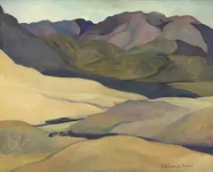Ruth Everard Haden, Eastern Transvaal Landscape, oil on canvas