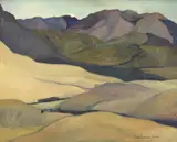 Ruth Everard Haden, Eastern Transvaal Landscape, oil on canvas